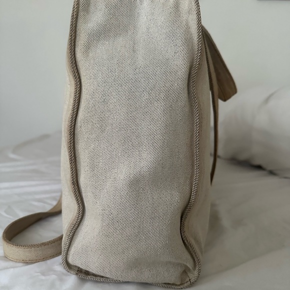 Telfar Black Denim Medium Shopper NWT (BLEACHED) - Picture 7 of 8